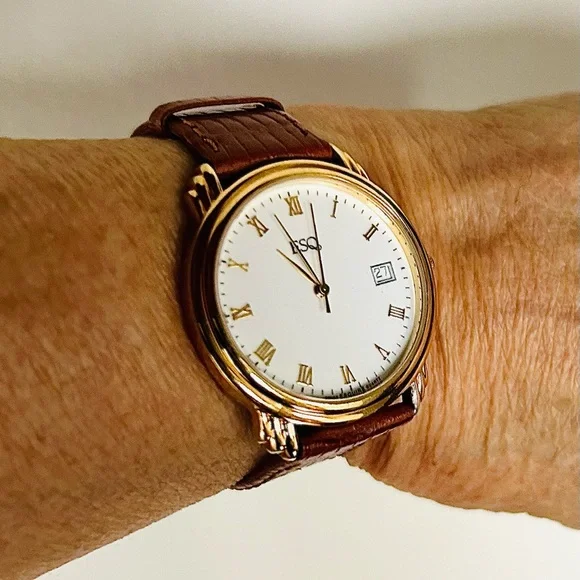 ESQ-Movado | Accessories | Rare Find Vintage Esq Gold Brown  display picture 1